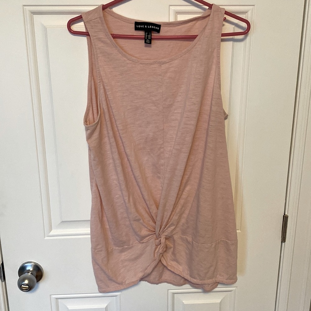 Pink Additionelle Tank with Gathered Front
